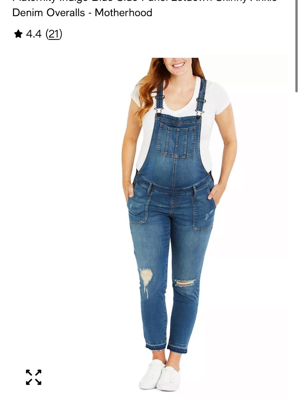 Maternity Pant overalls size large